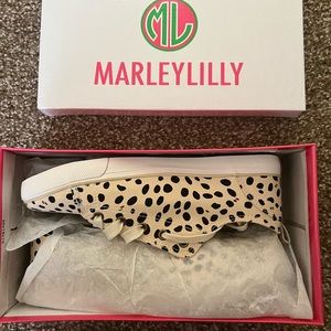 MARLEYLILLY Adorable leopard sneakers NEVER WORN!